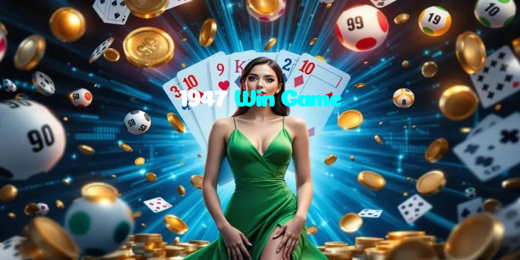 1947 Win Game casino presented on mobile device in Pakistan with slots and live games